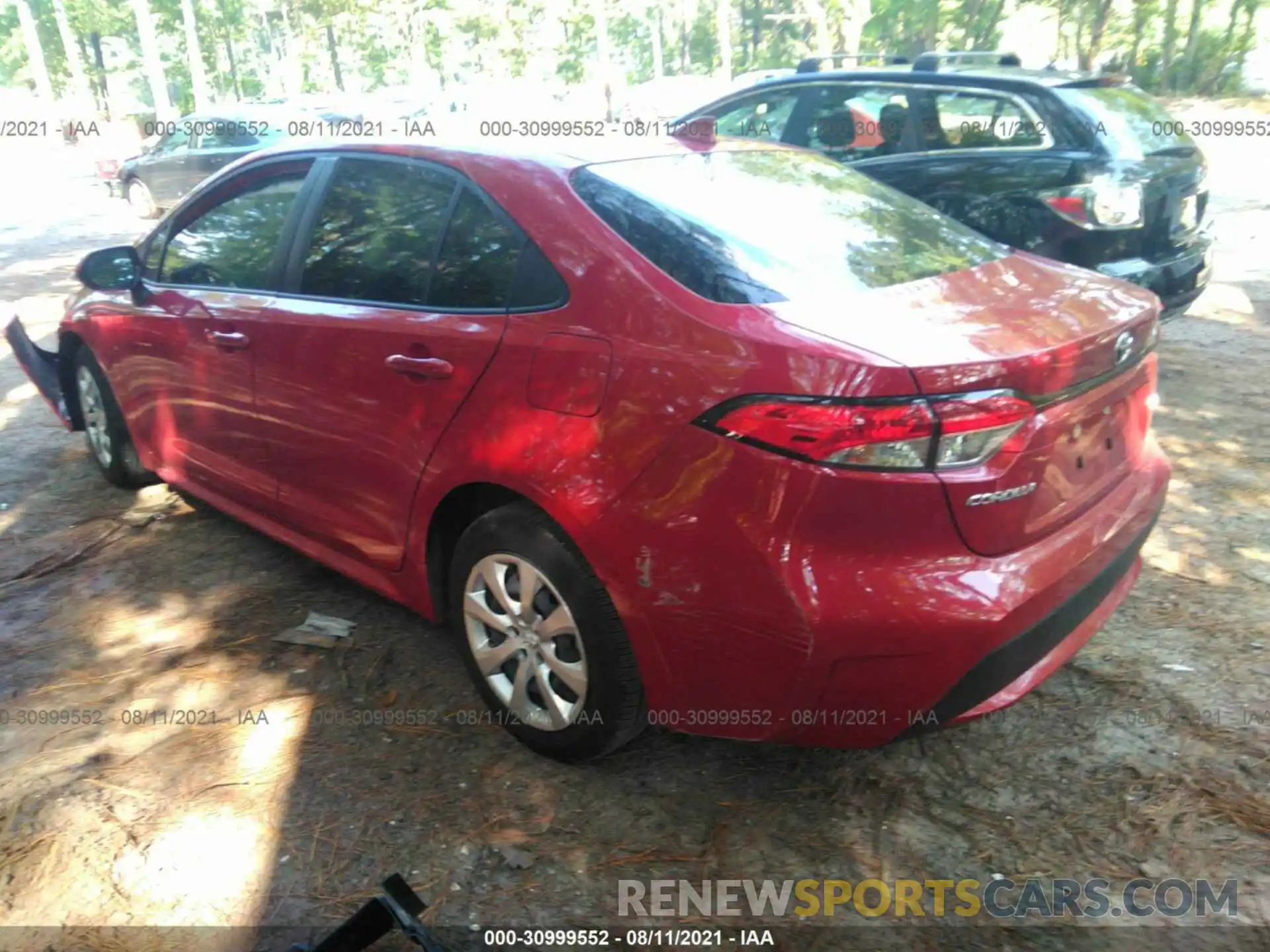 3 Photograph of a damaged car JTDEPMAE7MJ138430 TOYOTA COROLLA 2021