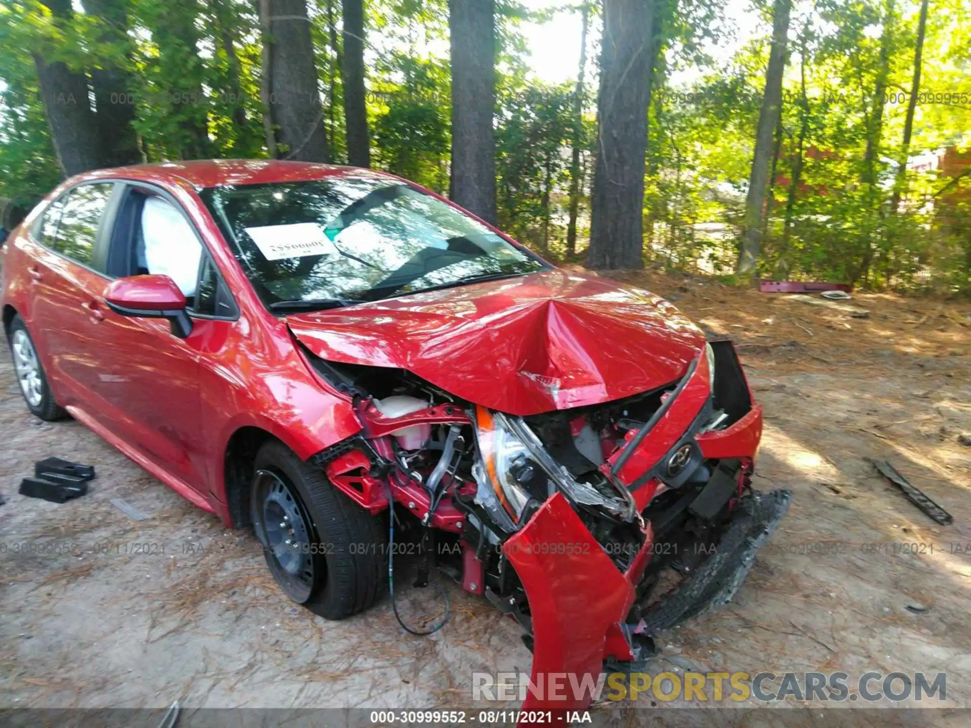 6 Photograph of a damaged car JTDEPMAE7MJ138430 TOYOTA COROLLA 2021