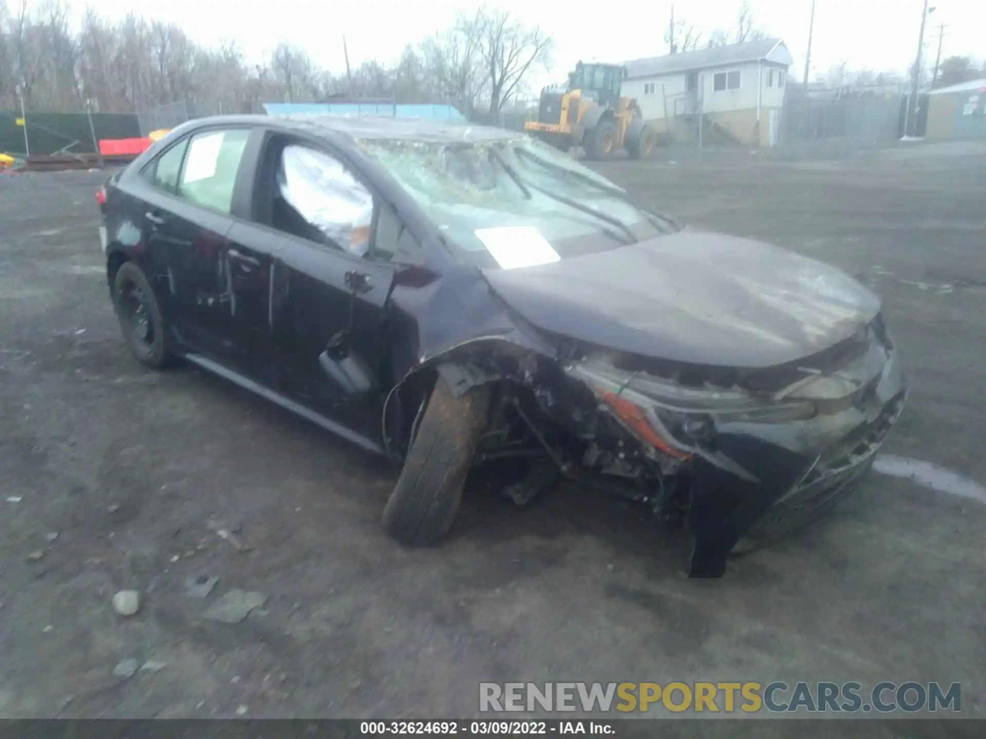 1 Photograph of a damaged car JTDEPMAE7MJ138640 TOYOTA COROLLA 2021