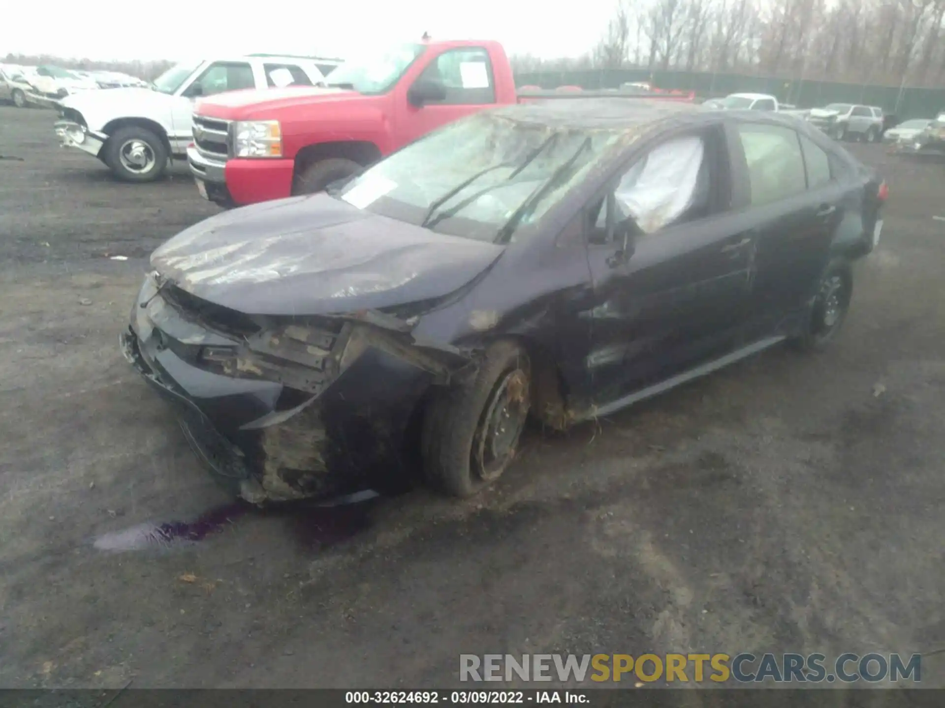 2 Photograph of a damaged car JTDEPMAE7MJ138640 TOYOTA COROLLA 2021