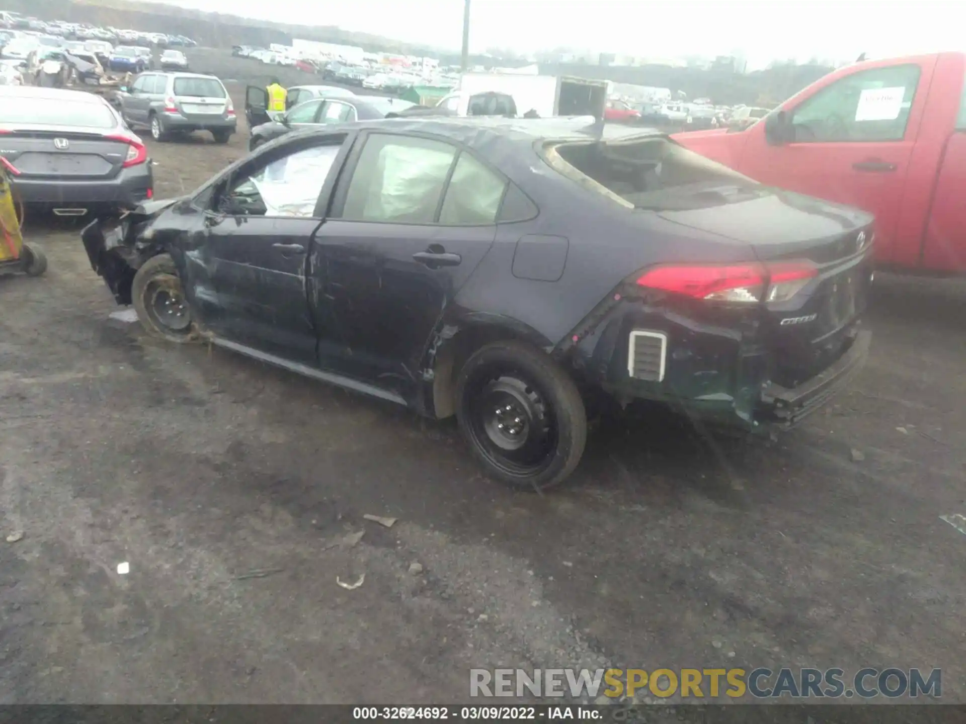 3 Photograph of a damaged car JTDEPMAE7MJ138640 TOYOTA COROLLA 2021