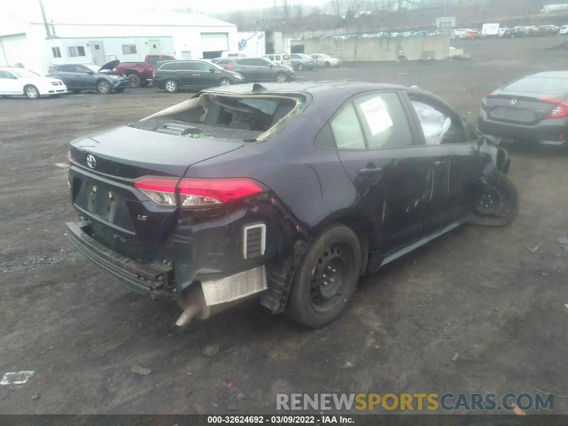 4 Photograph of a damaged car JTDEPMAE7MJ138640 TOYOTA COROLLA 2021