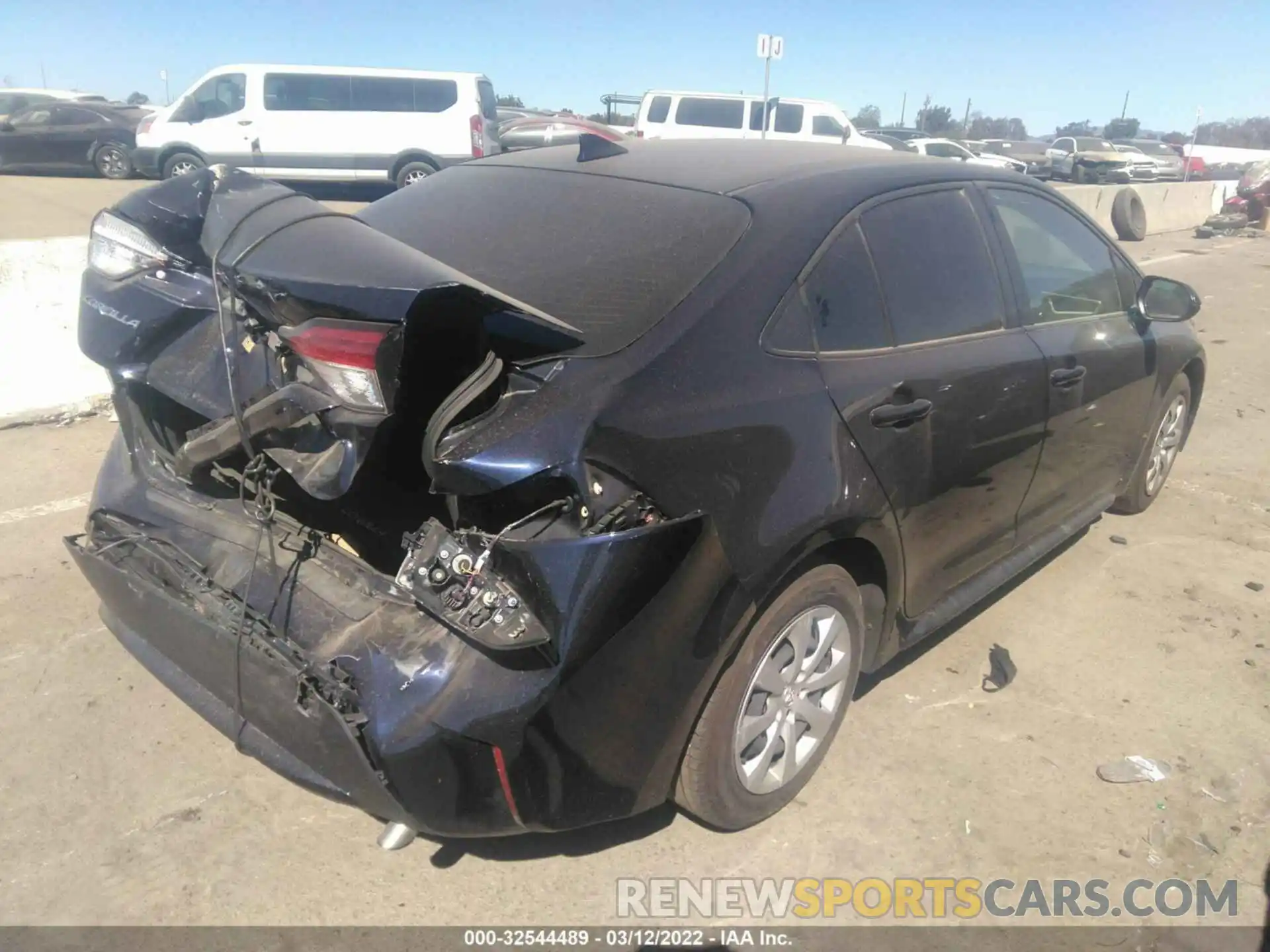 4 Photograph of a damaged car JTDEPMAE7MJ138685 TOYOTA COROLLA 2021