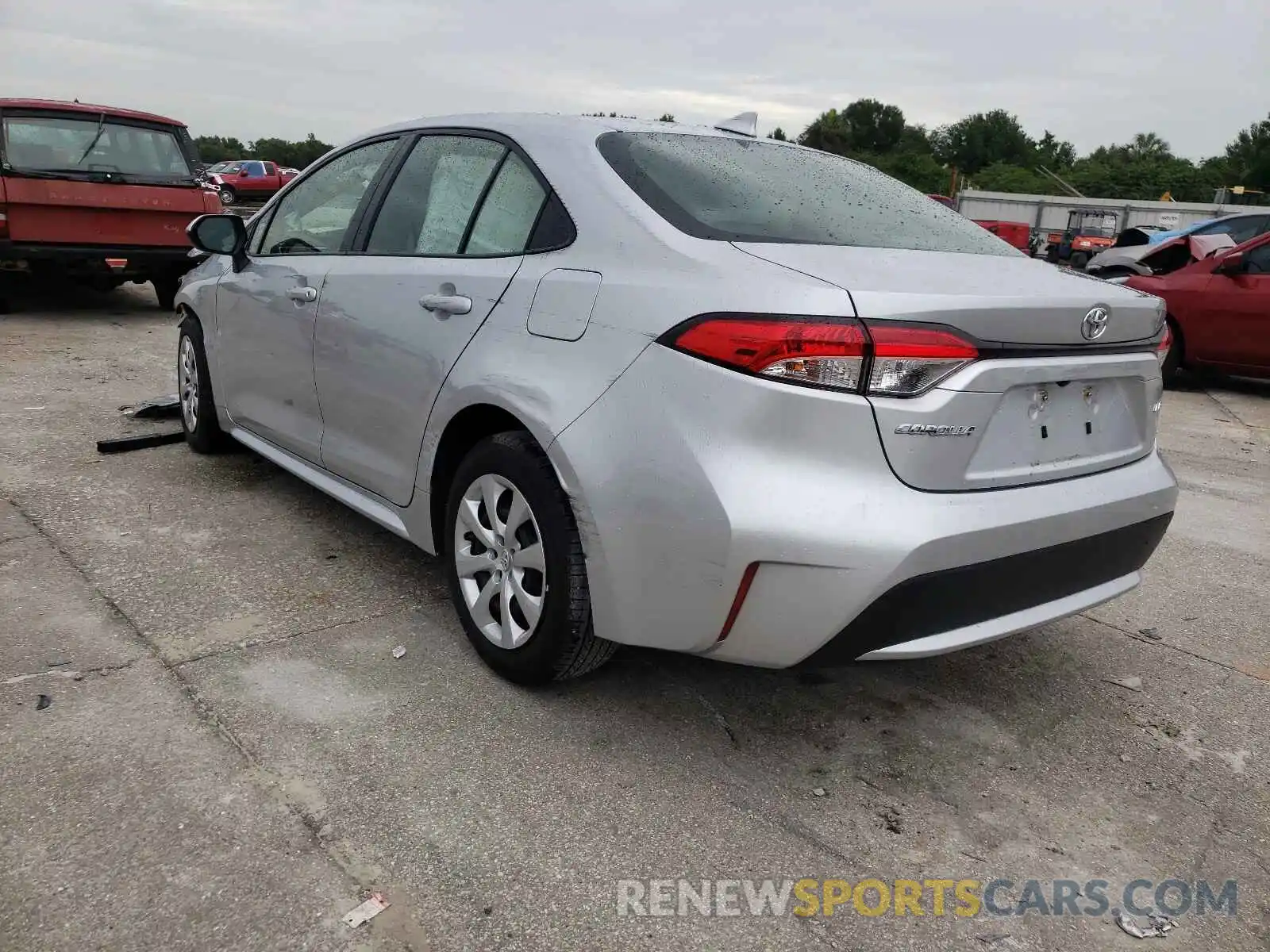 3 Photograph of a damaged car JTDEPMAE7MJ138833 TOYOTA COROLLA 2021