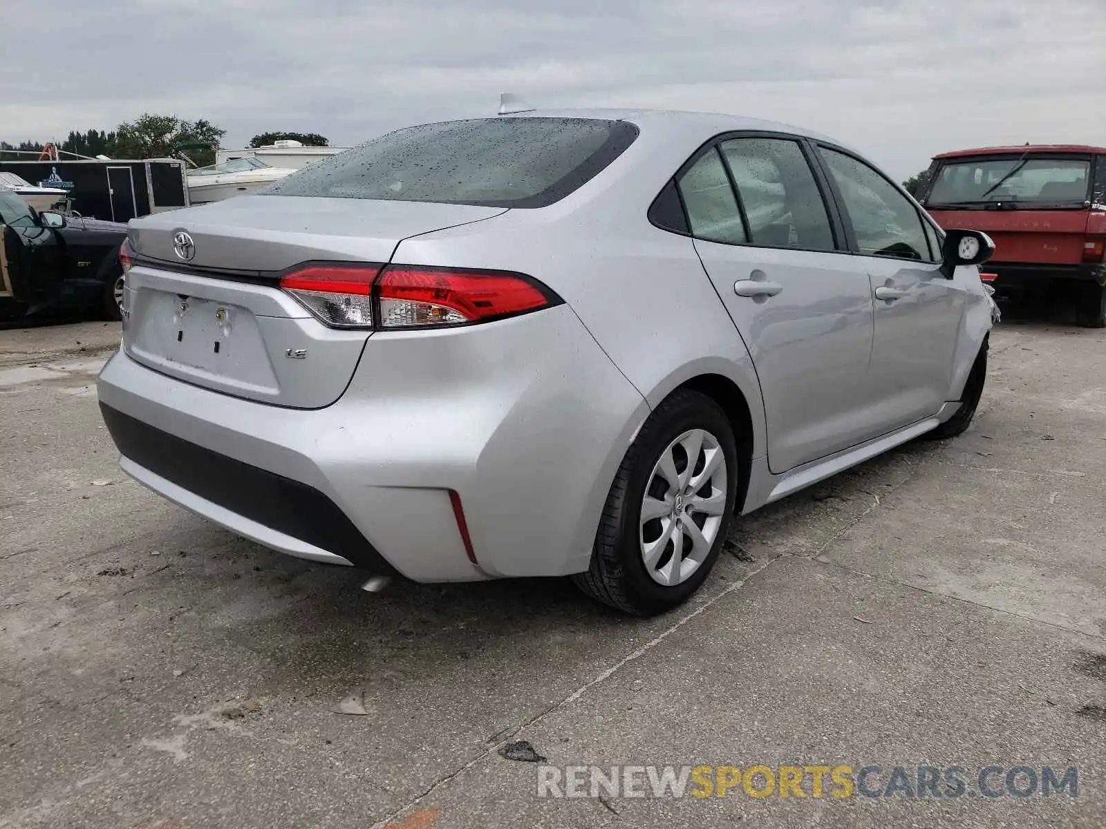 4 Photograph of a damaged car JTDEPMAE7MJ138833 TOYOTA COROLLA 2021