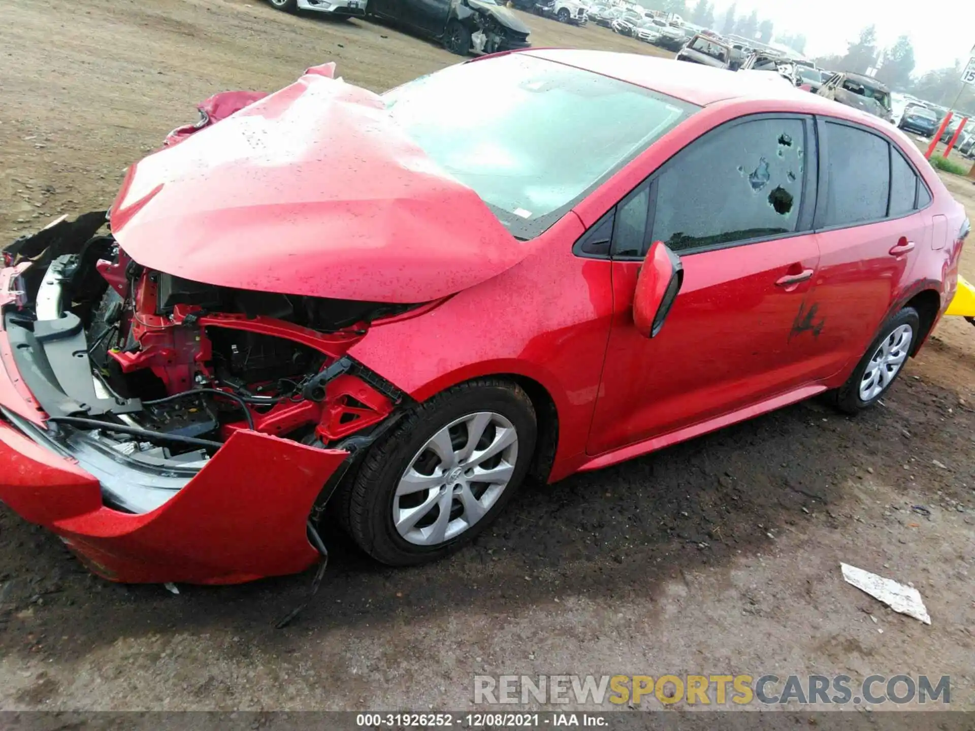 2 Photograph of a damaged car JTDEPMAE7MJ138895 TOYOTA COROLLA 2021