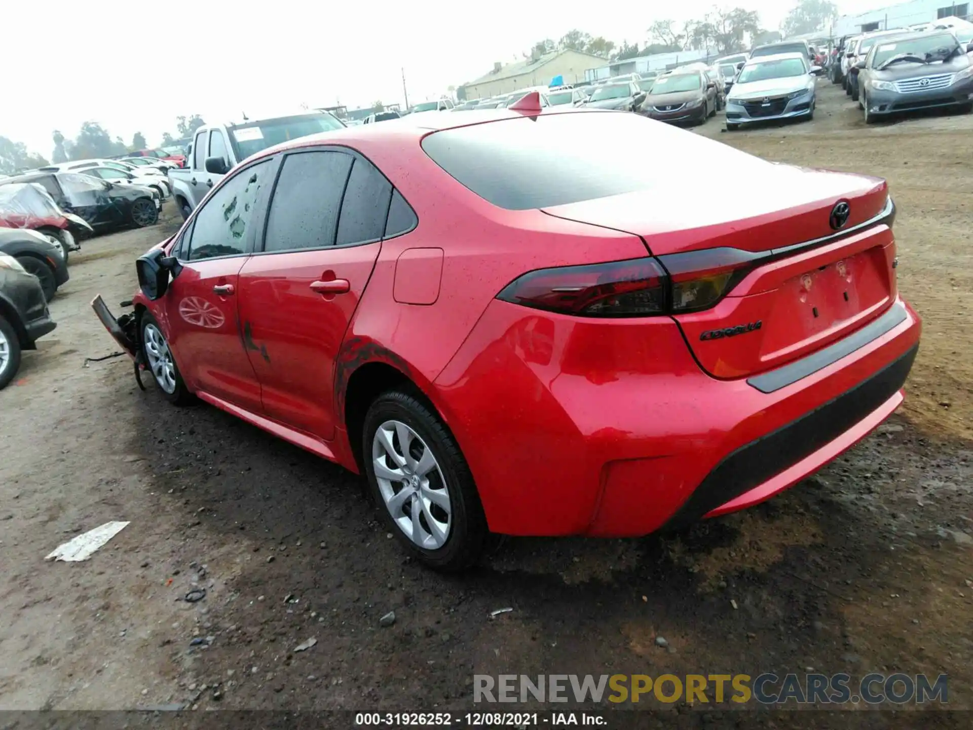 3 Photograph of a damaged car JTDEPMAE7MJ138895 TOYOTA COROLLA 2021