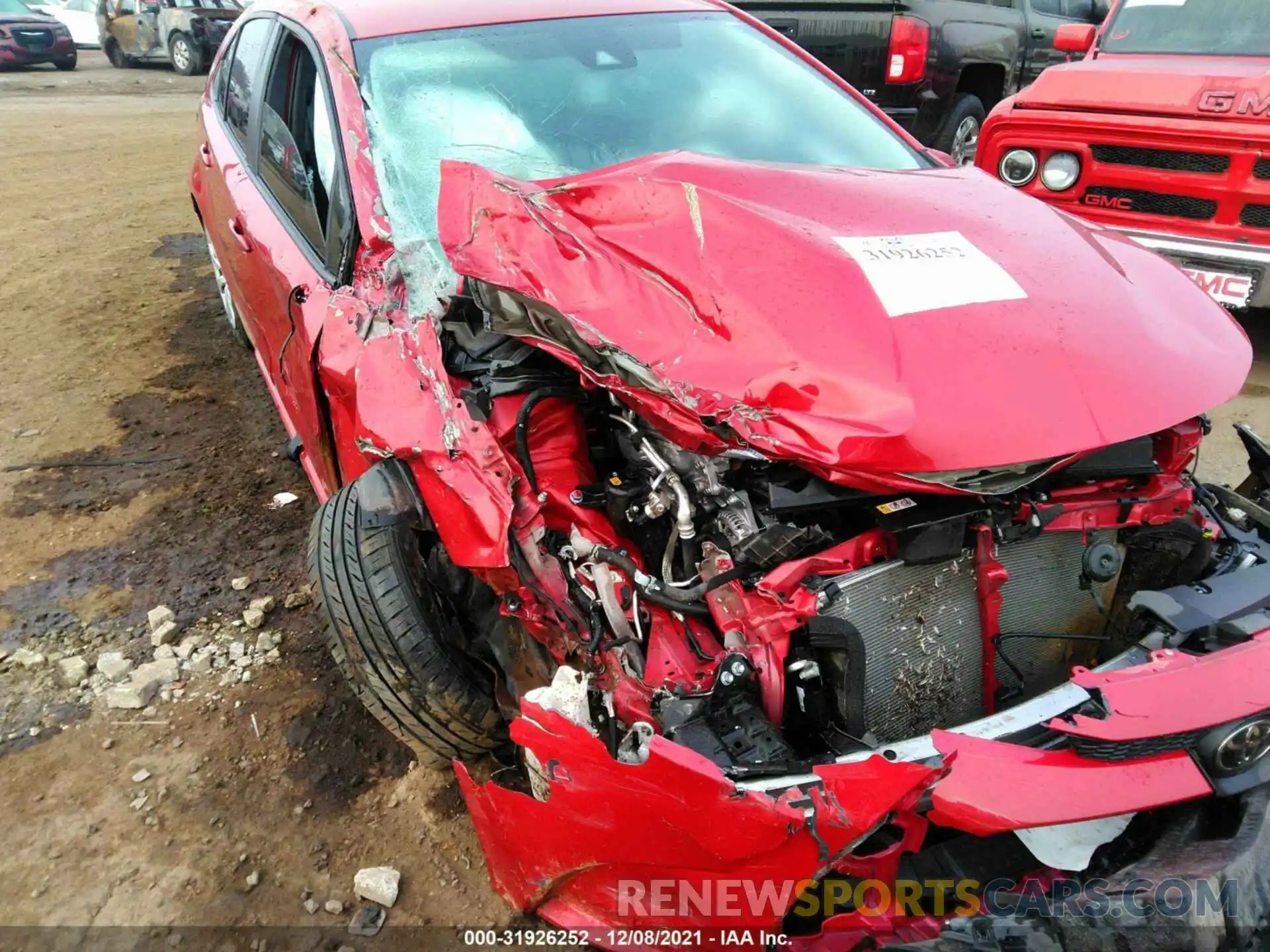 6 Photograph of a damaged car JTDEPMAE7MJ138895 TOYOTA COROLLA 2021