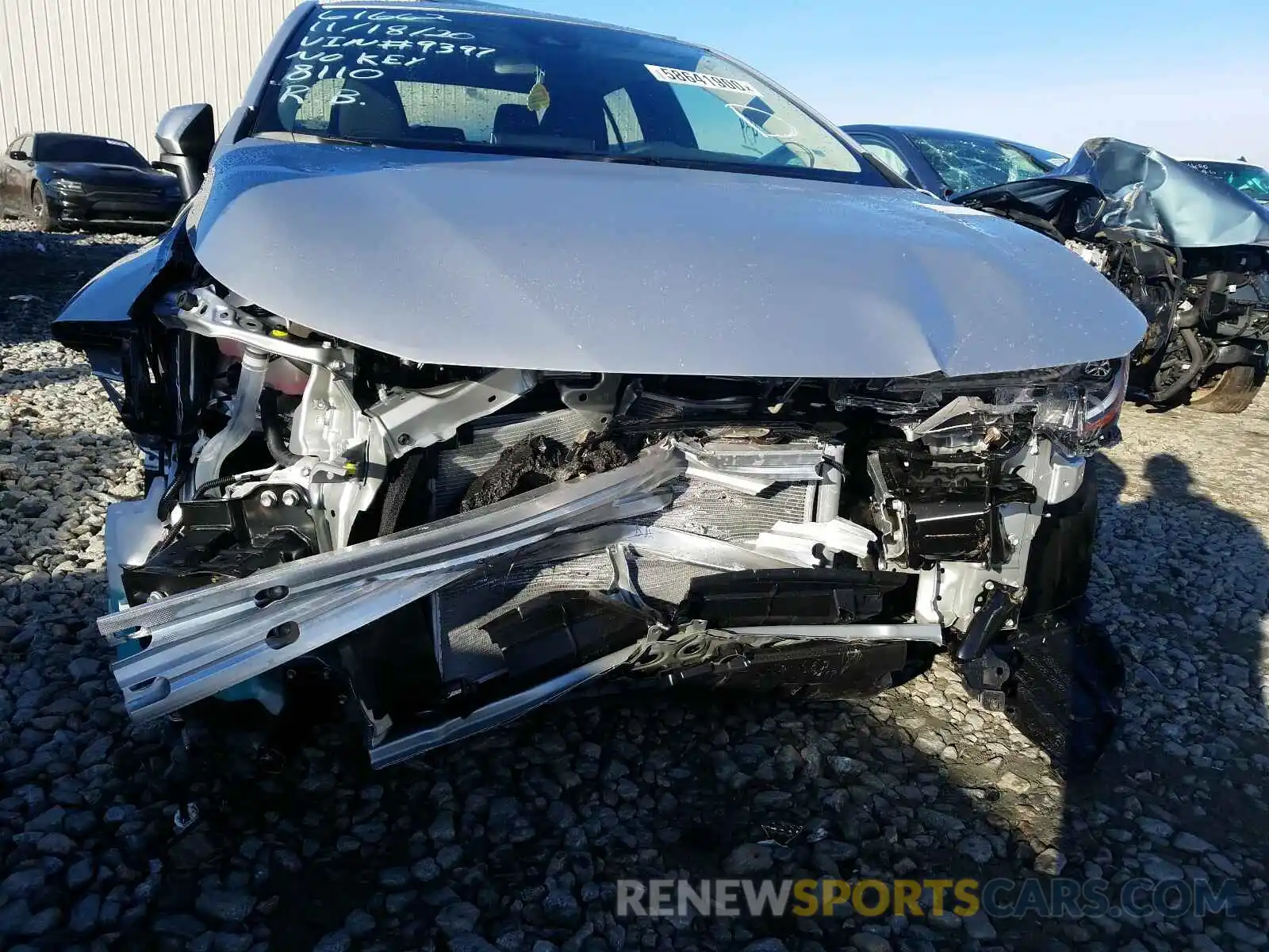 9 Photograph of a damaged car JTDEPMAE7MJ139397 TOYOTA COROLLA 2021