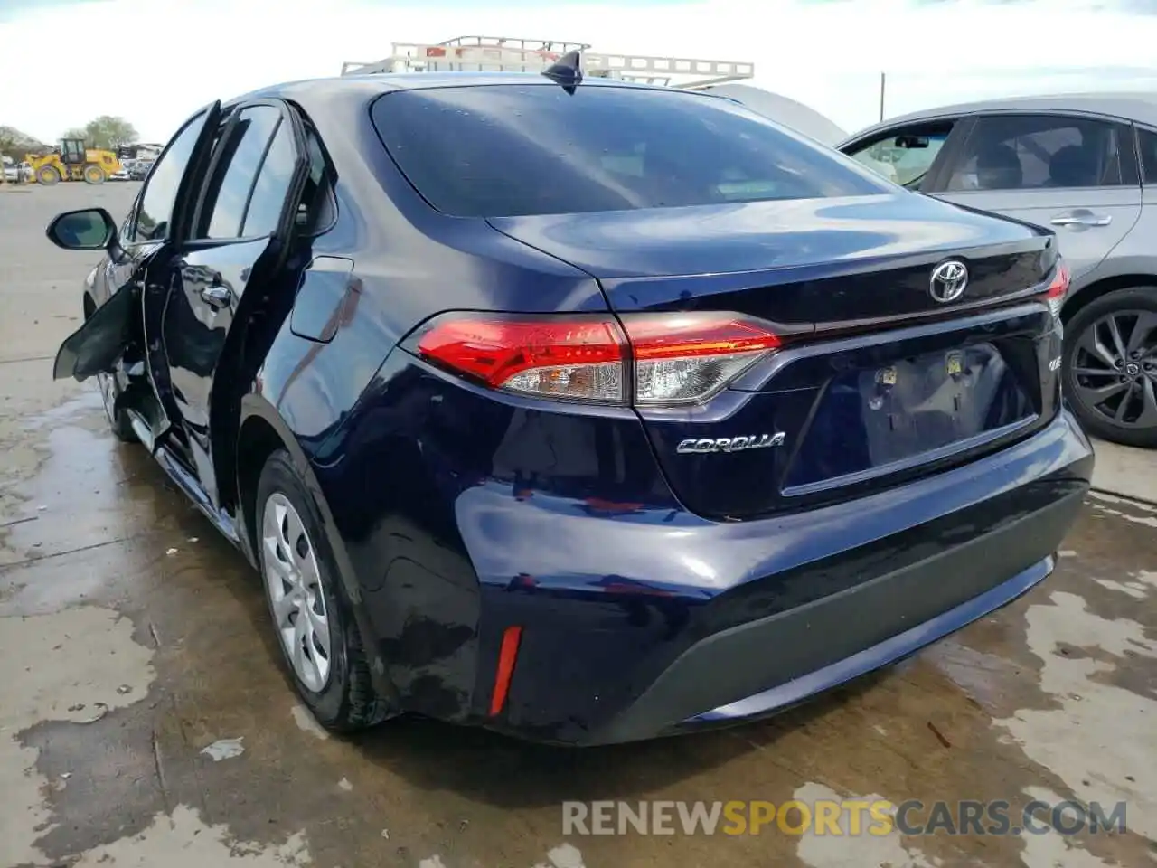 3 Photograph of a damaged car JTDEPMAE7MJ141246 TOYOTA COROLLA 2021