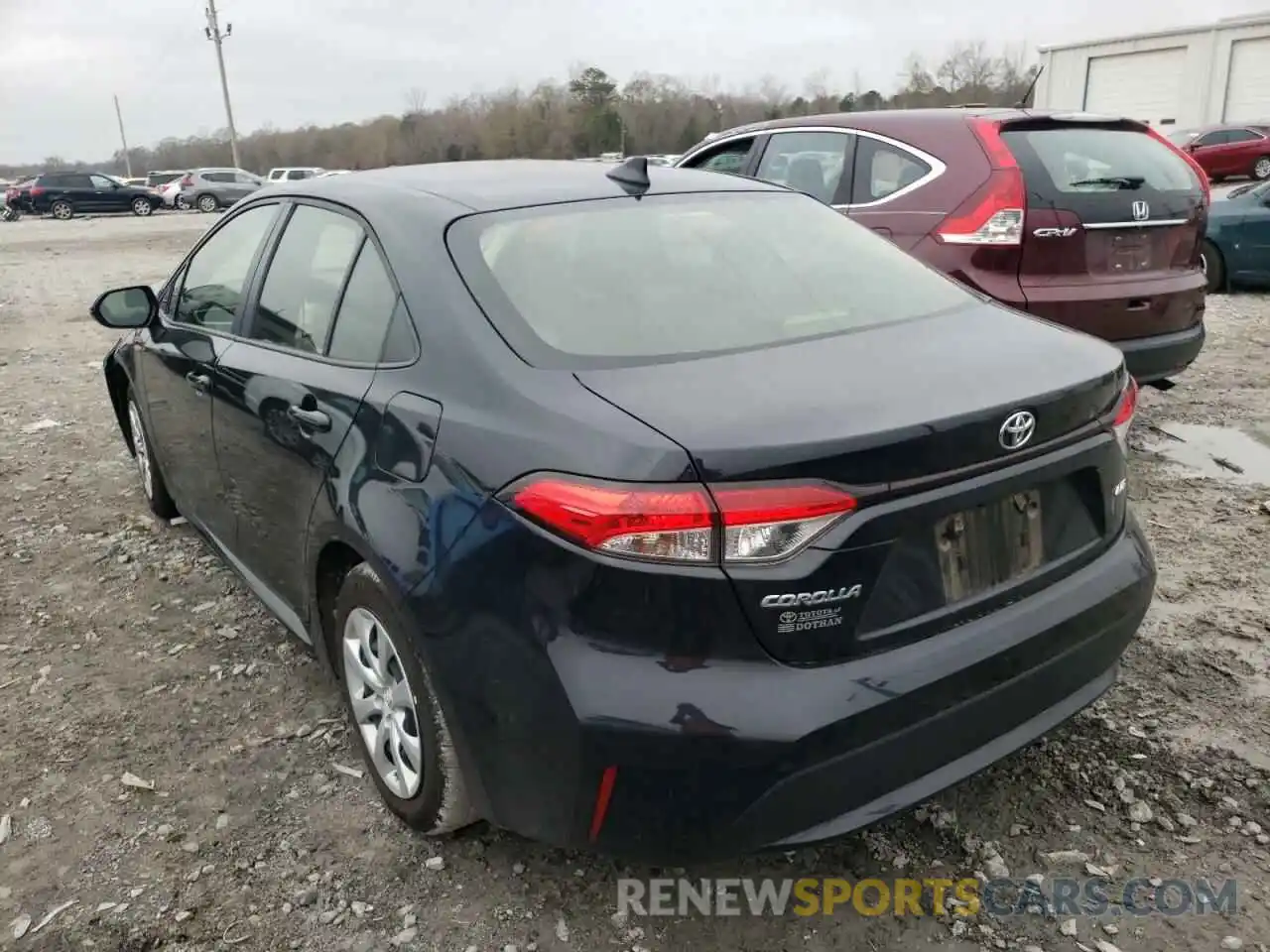 3 Photograph of a damaged car JTDEPMAE7MJ141800 TOYOTA COROLLA 2021