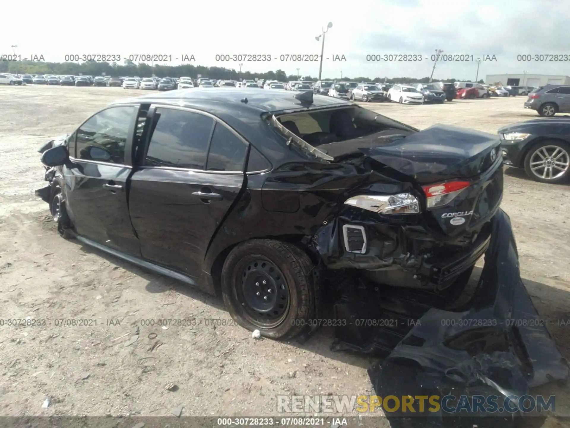 3 Photograph of a damaged car JTDEPMAE7MJ143031 TOYOTA COROLLA 2021