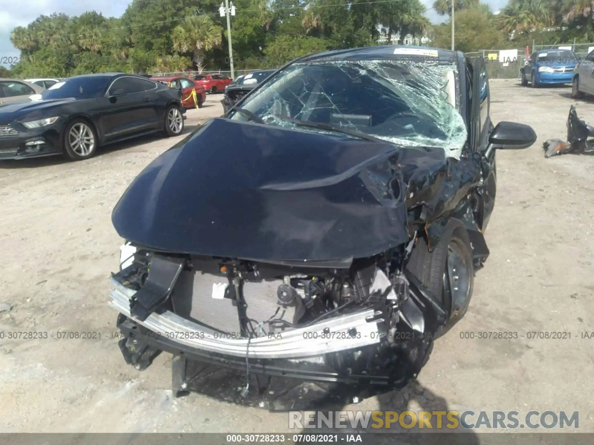 6 Photograph of a damaged car JTDEPMAE7MJ143031 TOYOTA COROLLA 2021