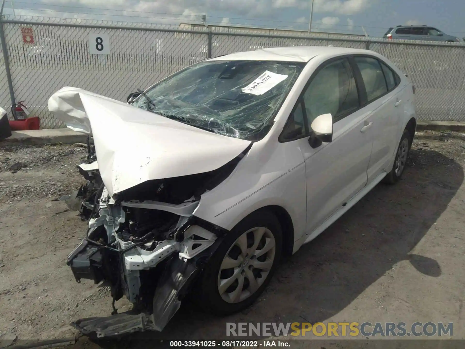 2 Photograph of a damaged car JTDEPMAE7MJ143448 TOYOTA COROLLA 2021