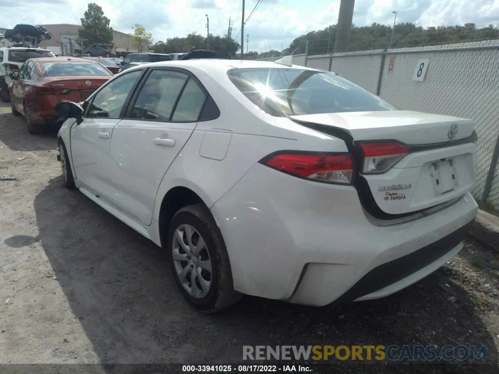 3 Photograph of a damaged car JTDEPMAE7MJ143448 TOYOTA COROLLA 2021