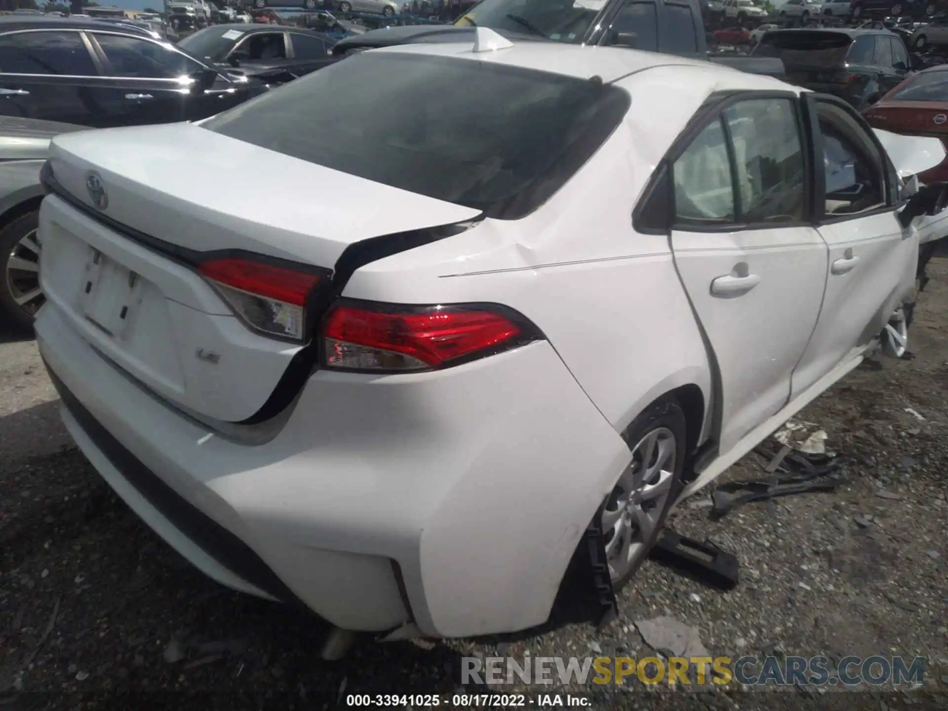 4 Photograph of a damaged car JTDEPMAE7MJ143448 TOYOTA COROLLA 2021