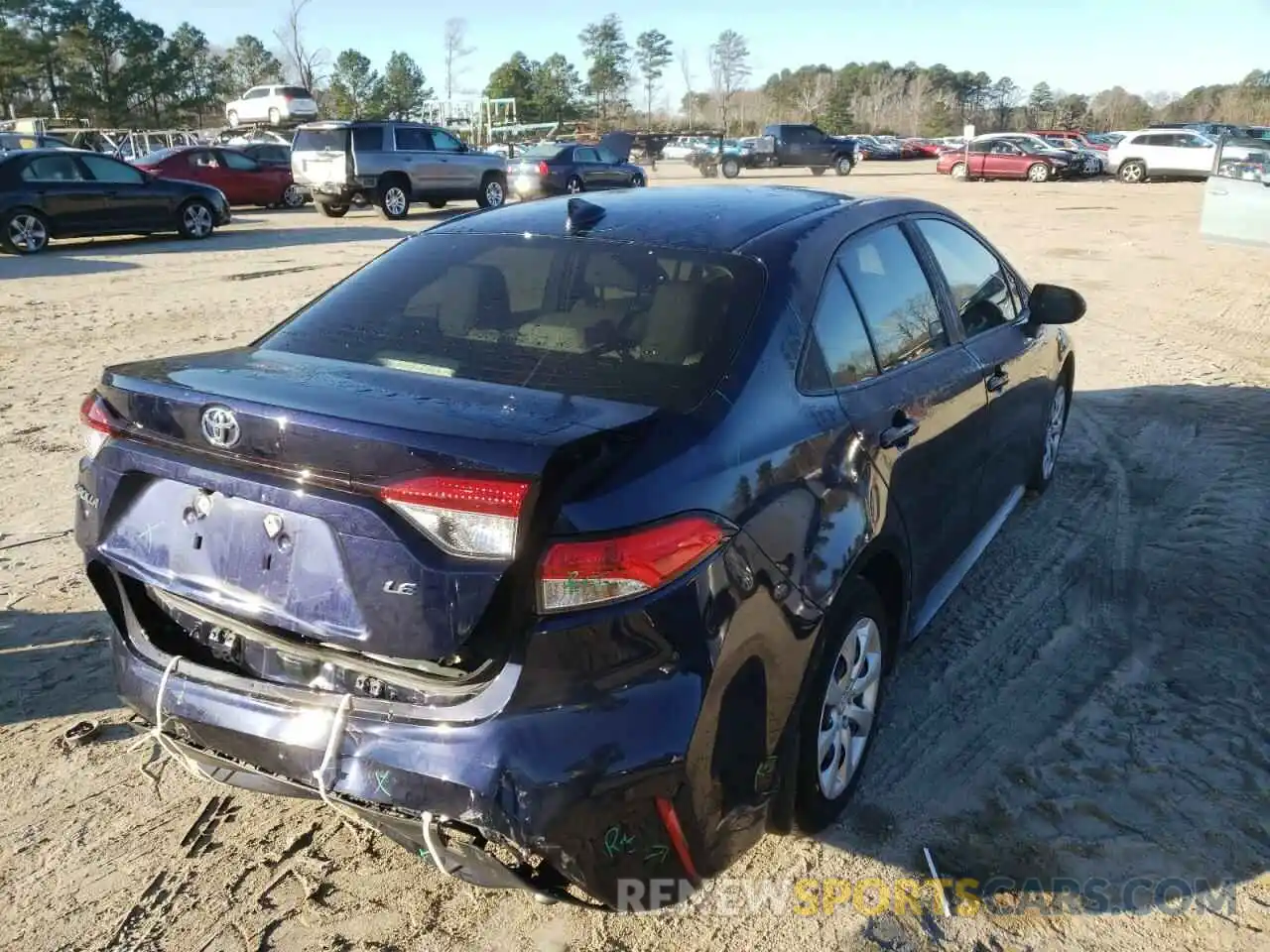 4 Photograph of a damaged car JTDEPMAE7MJ144339 TOYOTA COROLLA 2021