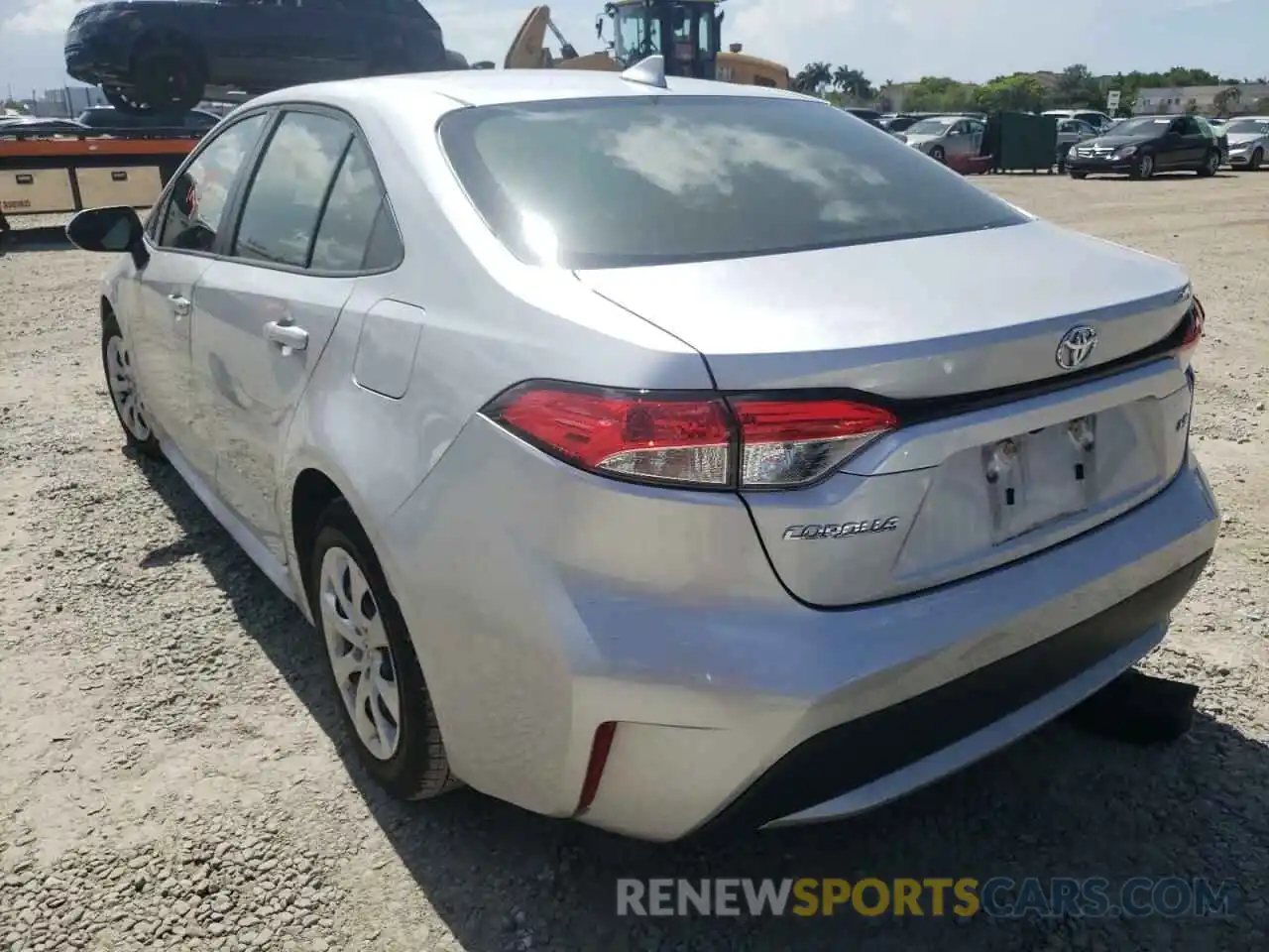 3 Photograph of a damaged car JTDEPMAE7MJ144342 TOYOTA COROLLA 2021