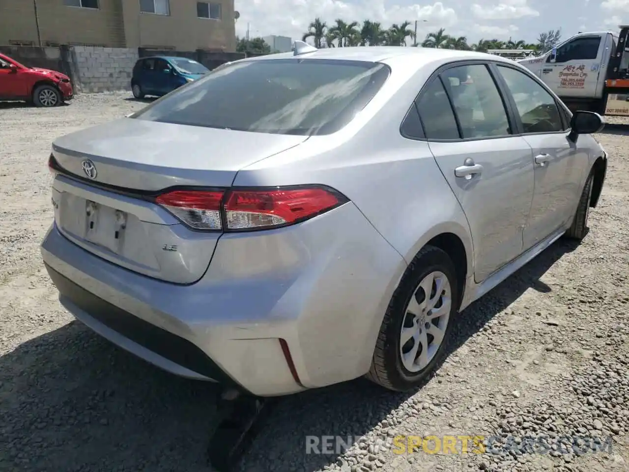 4 Photograph of a damaged car JTDEPMAE7MJ144342 TOYOTA COROLLA 2021