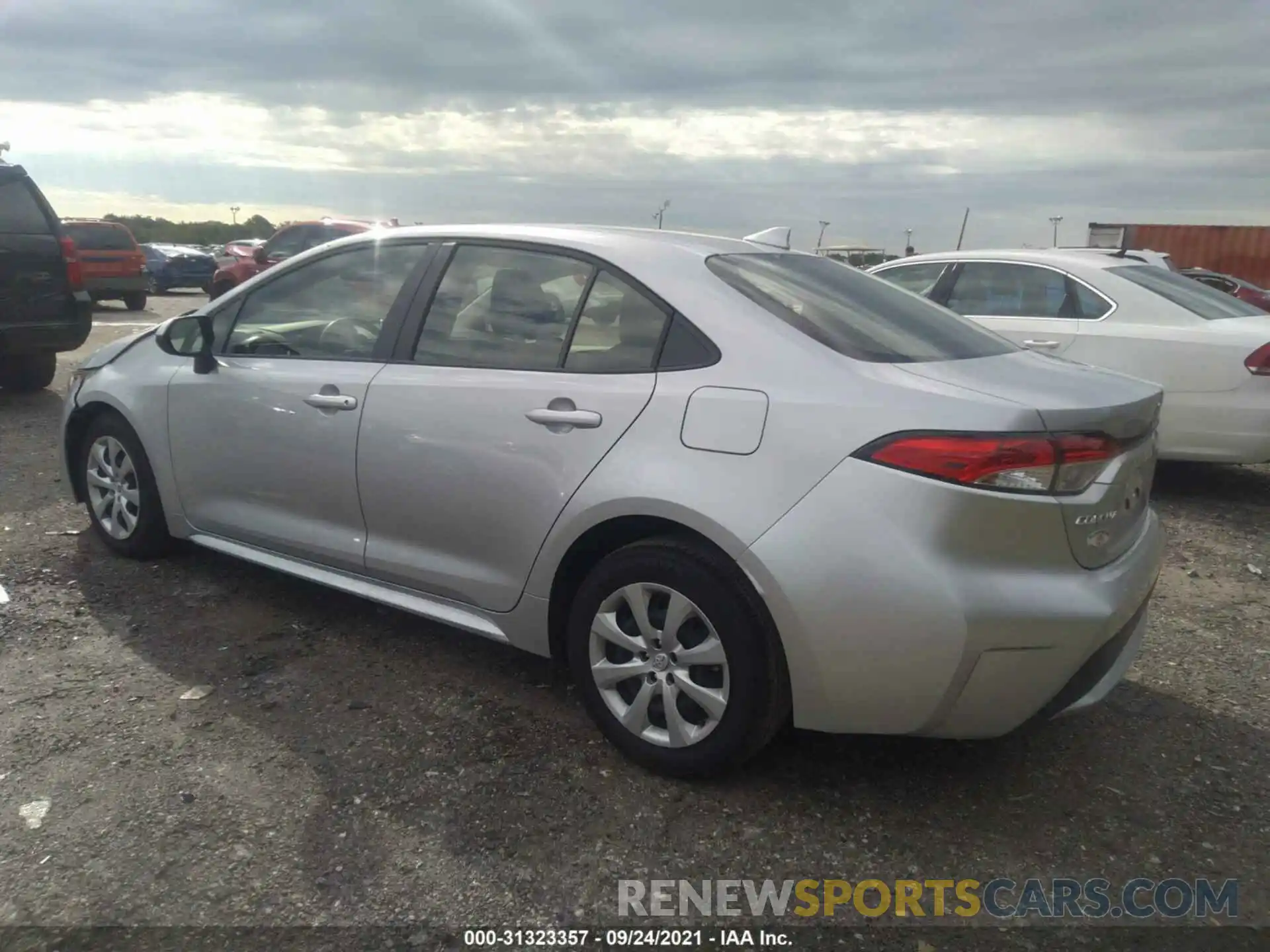 3 Photograph of a damaged car JTDEPMAE7MJ145314 TOYOTA COROLLA 2021