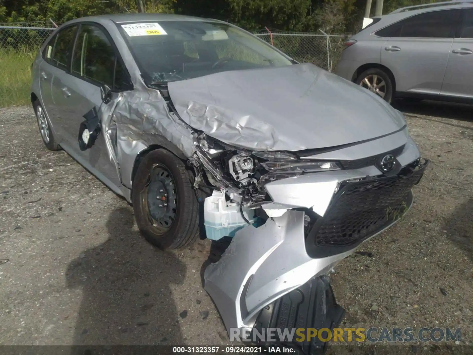 6 Photograph of a damaged car JTDEPMAE7MJ145314 TOYOTA COROLLA 2021