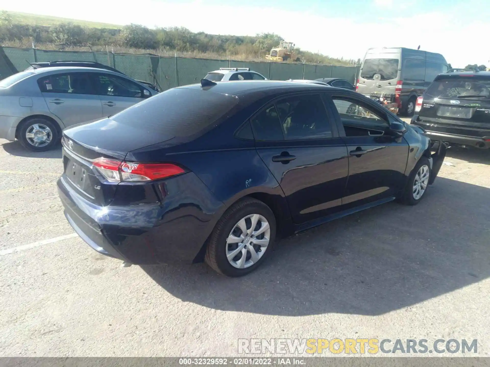 4 Photograph of a damaged car JTDEPMAE7MJ145698 TOYOTA COROLLA 2021