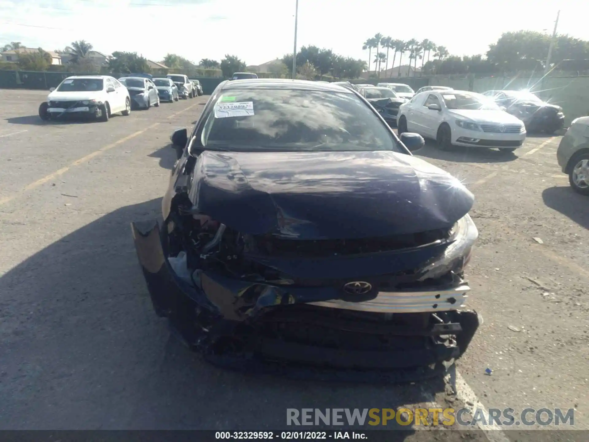 6 Photograph of a damaged car JTDEPMAE7MJ145698 TOYOTA COROLLA 2021