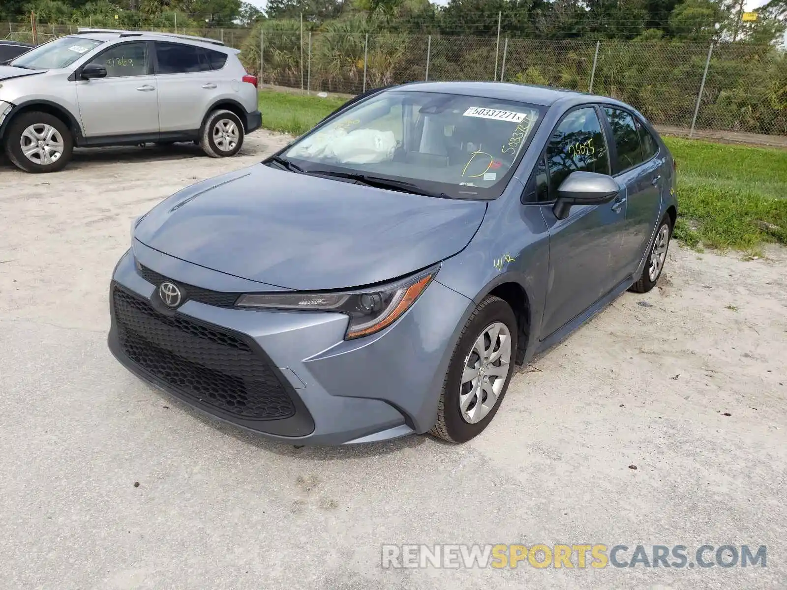 2 Photograph of a damaged car JTDEPMAE7MJ147127 TOYOTA COROLLA 2021