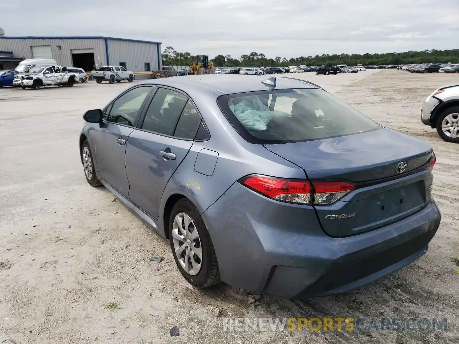 3 Photograph of a damaged car JTDEPMAE7MJ147127 TOYOTA COROLLA 2021