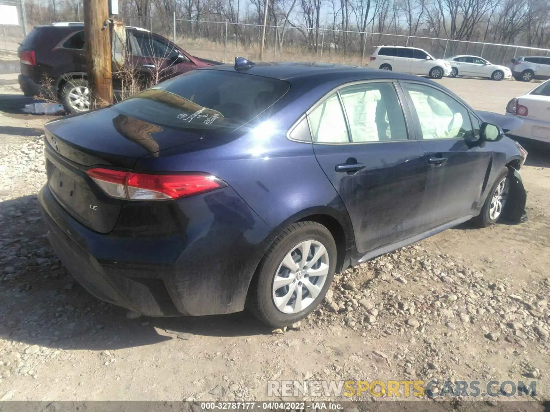 4 Photograph of a damaged car JTDEPMAE7MJ147337 TOYOTA COROLLA 2021