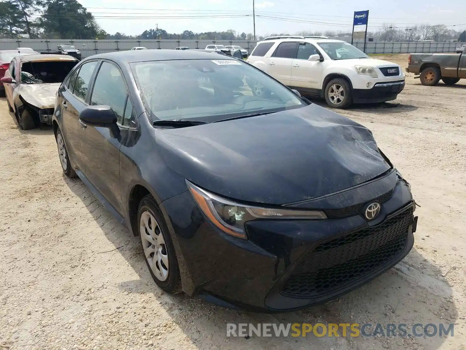 1 Photograph of a damaged car JTDEPMAE7MJ147581 TOYOTA COROLLA 2021