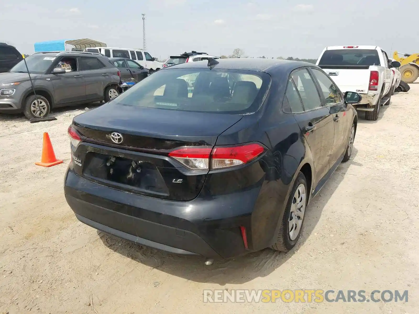 4 Photograph of a damaged car JTDEPMAE7MJ147581 TOYOTA COROLLA 2021