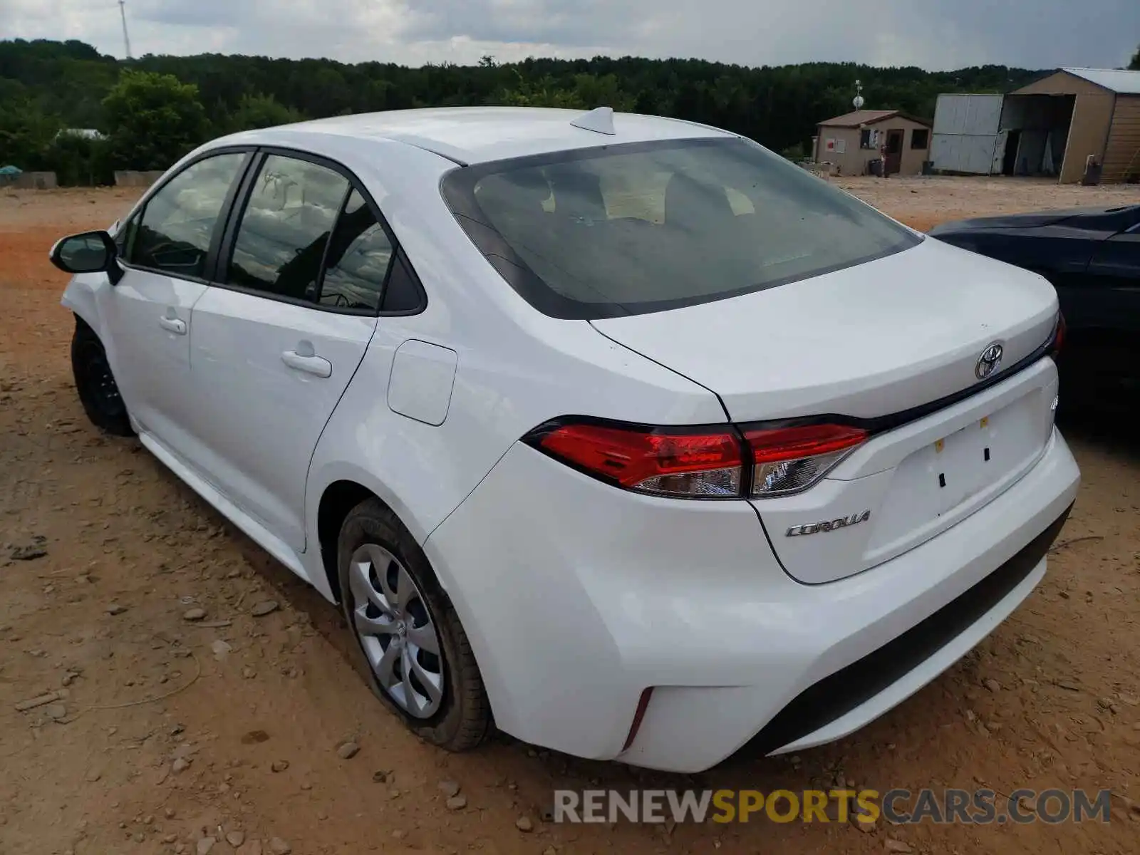 3 Photograph of a damaged car JTDEPMAE7MJ148147 TOYOTA COROLLA 2021