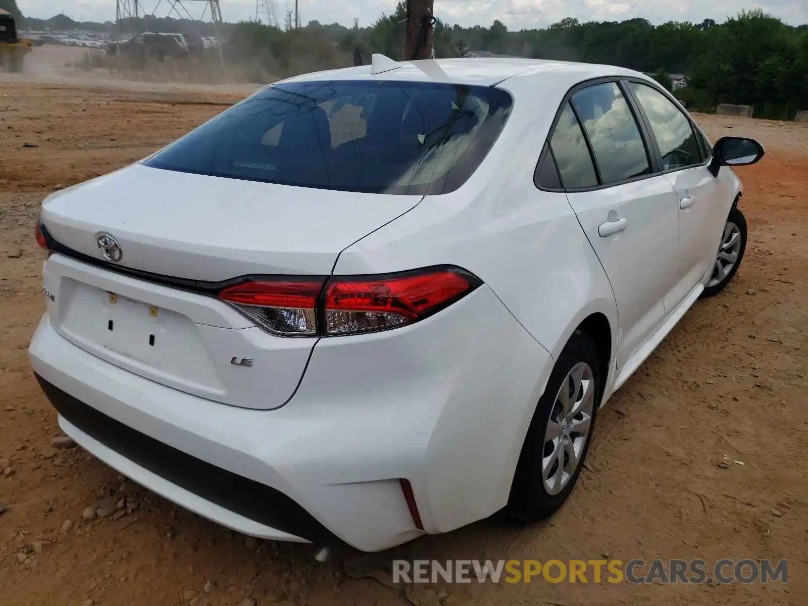 4 Photograph of a damaged car JTDEPMAE7MJ148147 TOYOTA COROLLA 2021