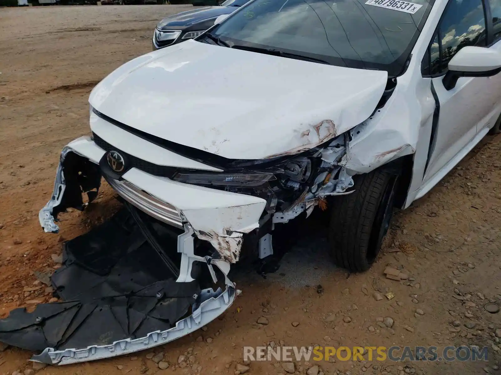 9 Photograph of a damaged car JTDEPMAE7MJ148147 TOYOTA COROLLA 2021