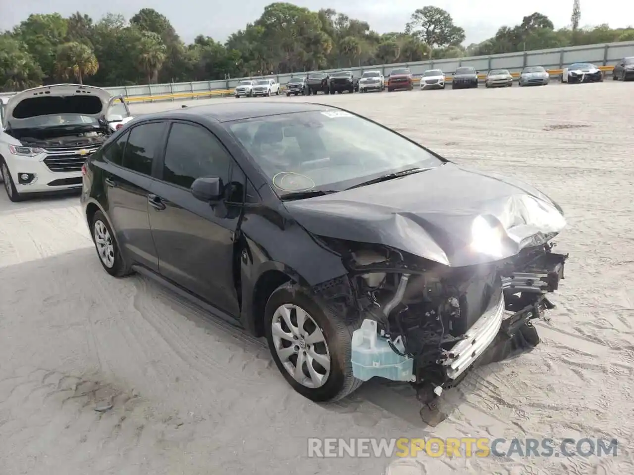 1 Photograph of a damaged car JTDEPMAE7MJ149346 TOYOTA COROLLA 2021