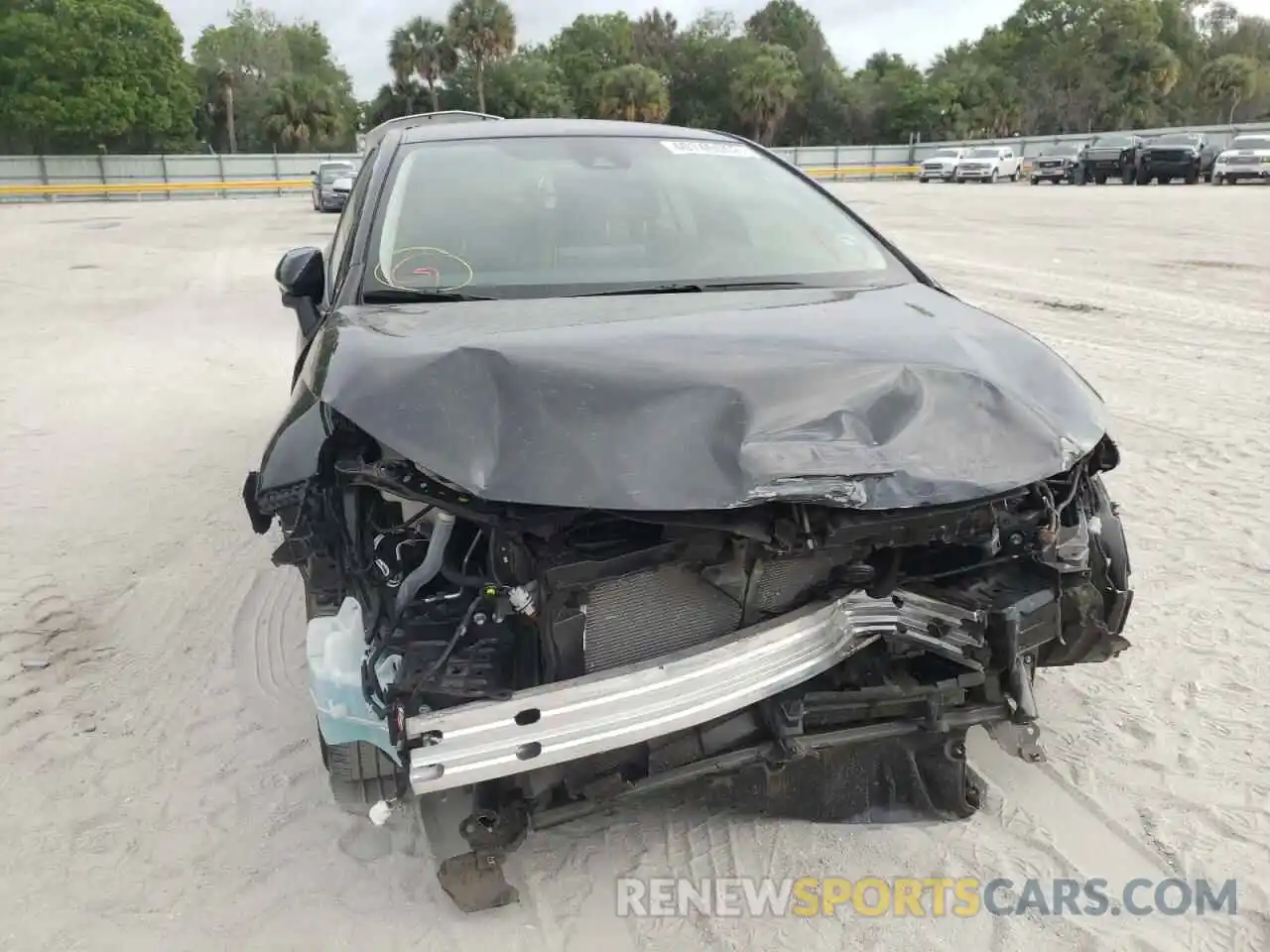 9 Photograph of a damaged car JTDEPMAE7MJ149346 TOYOTA COROLLA 2021