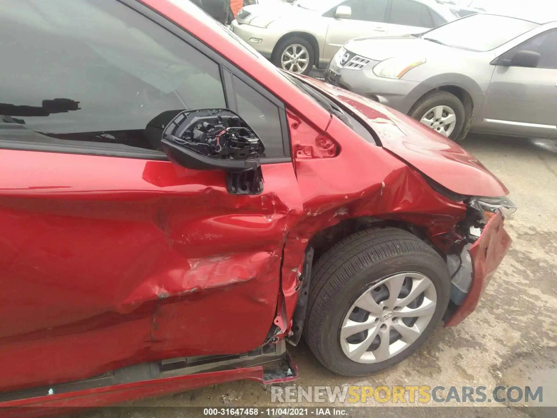 6 Photograph of a damaged car JTDEPMAE7MJ149735 TOYOTA COROLLA 2021