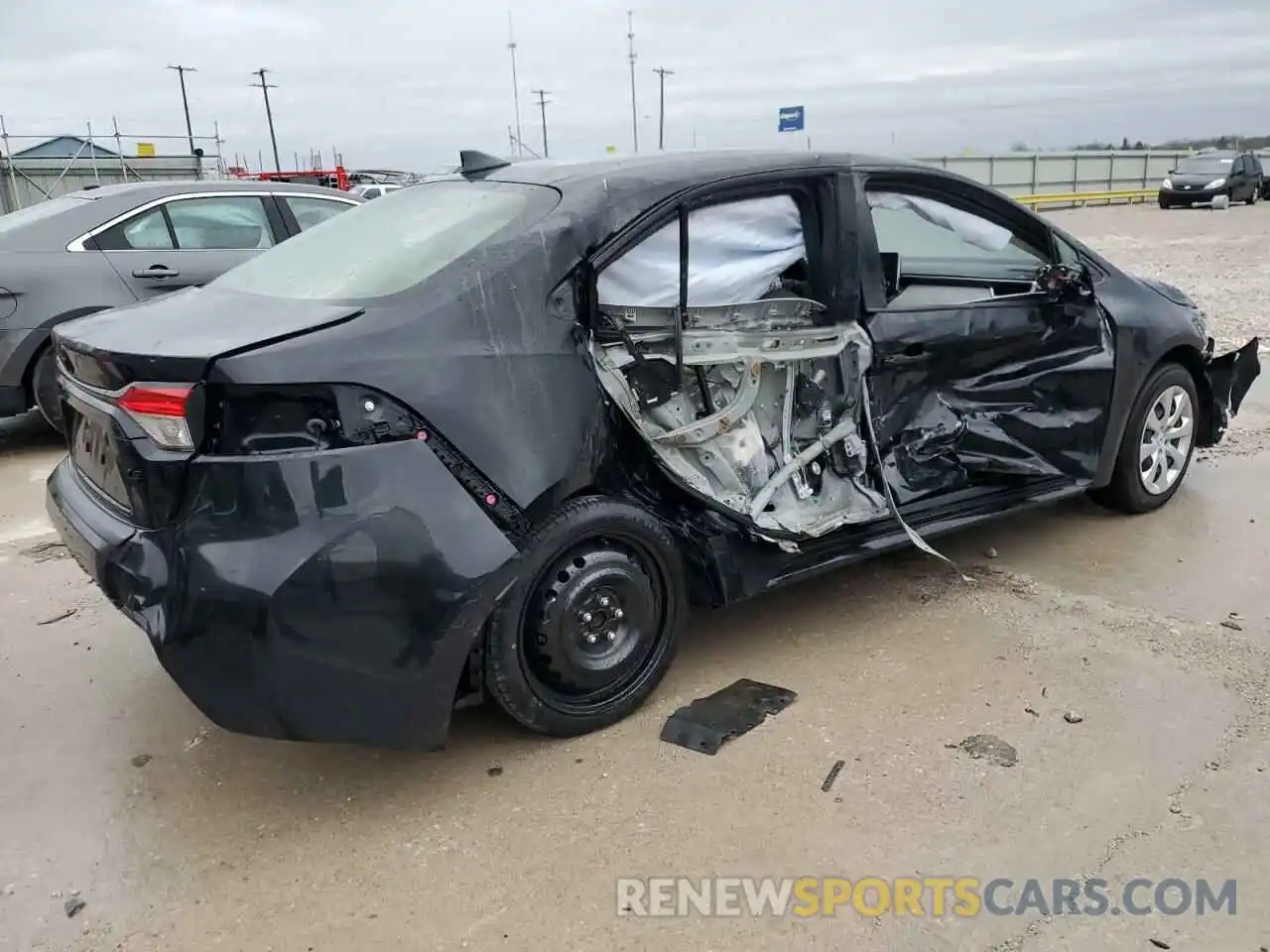 3 Photograph of a damaged car JTDEPMAE7MJ149847 TOYOTA COROLLA 2021