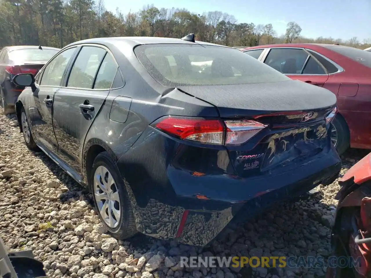 3 Photograph of a damaged car JTDEPMAE7MJ150299 TOYOTA COROLLA 2021