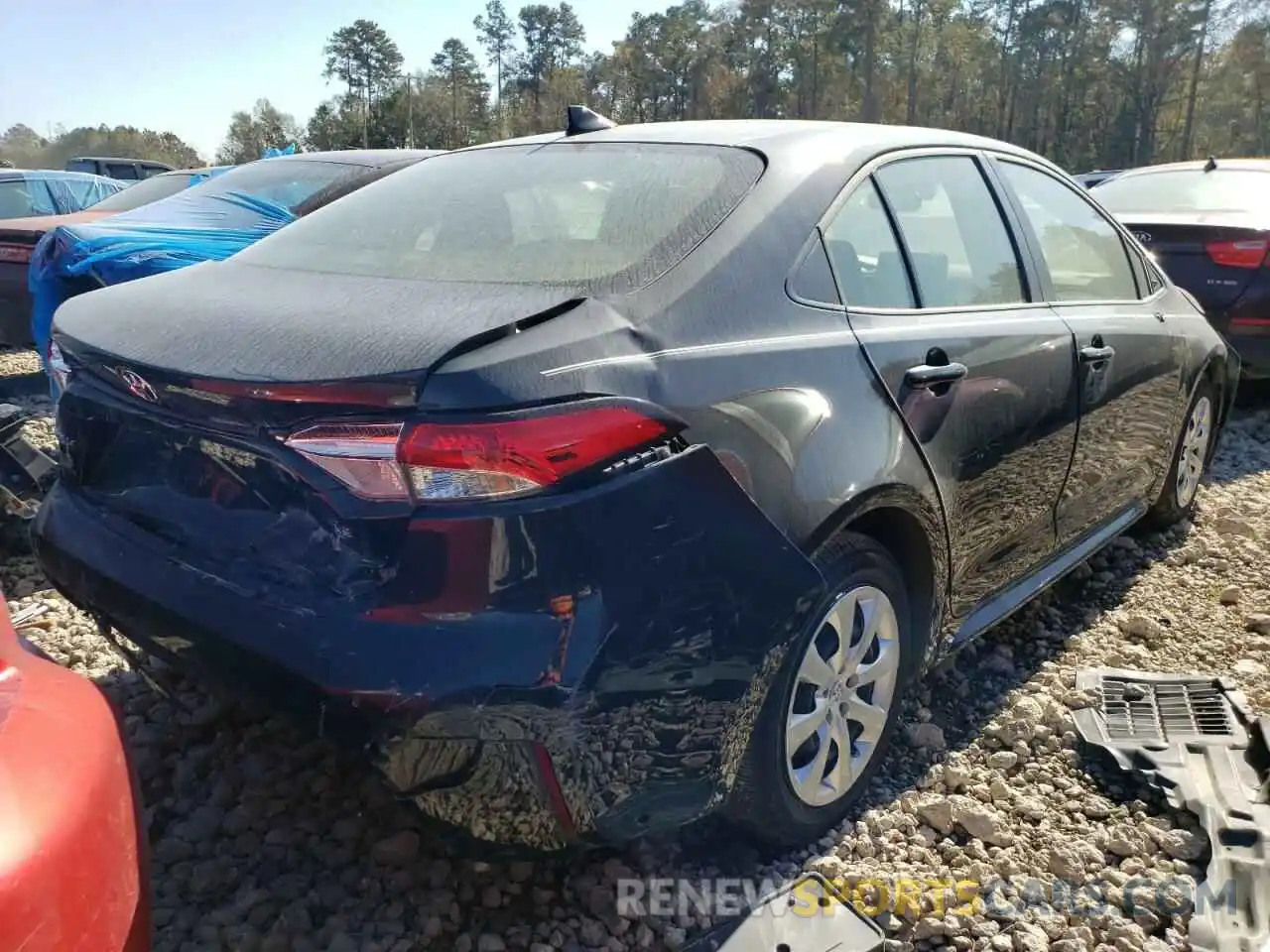 4 Photograph of a damaged car JTDEPMAE7MJ150299 TOYOTA COROLLA 2021