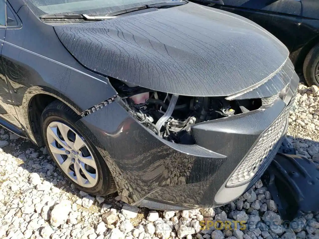 9 Photograph of a damaged car JTDEPMAE7MJ150299 TOYOTA COROLLA 2021