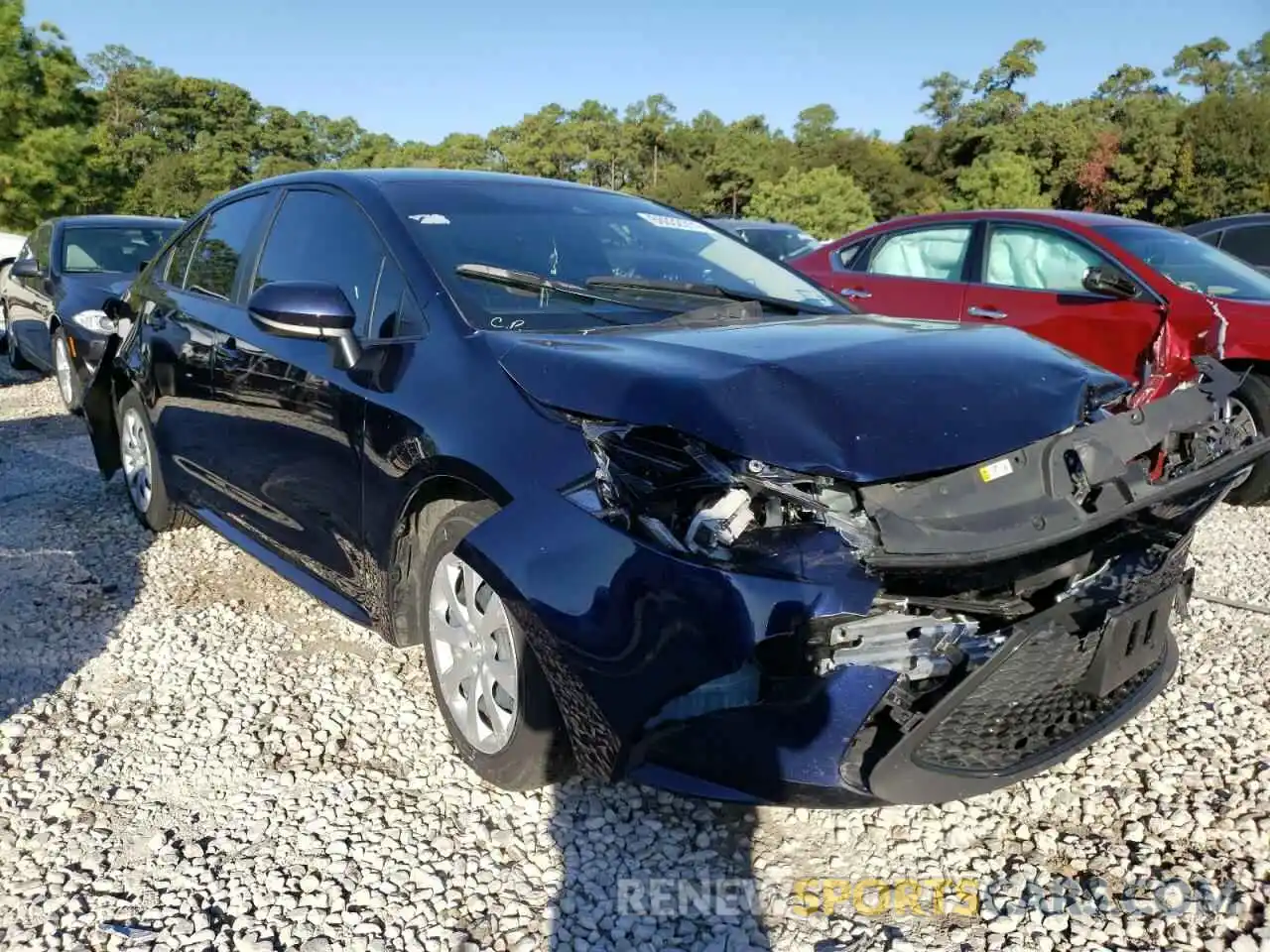 1 Photograph of a damaged car JTDEPMAE7MJ151615 TOYOTA COROLLA 2021