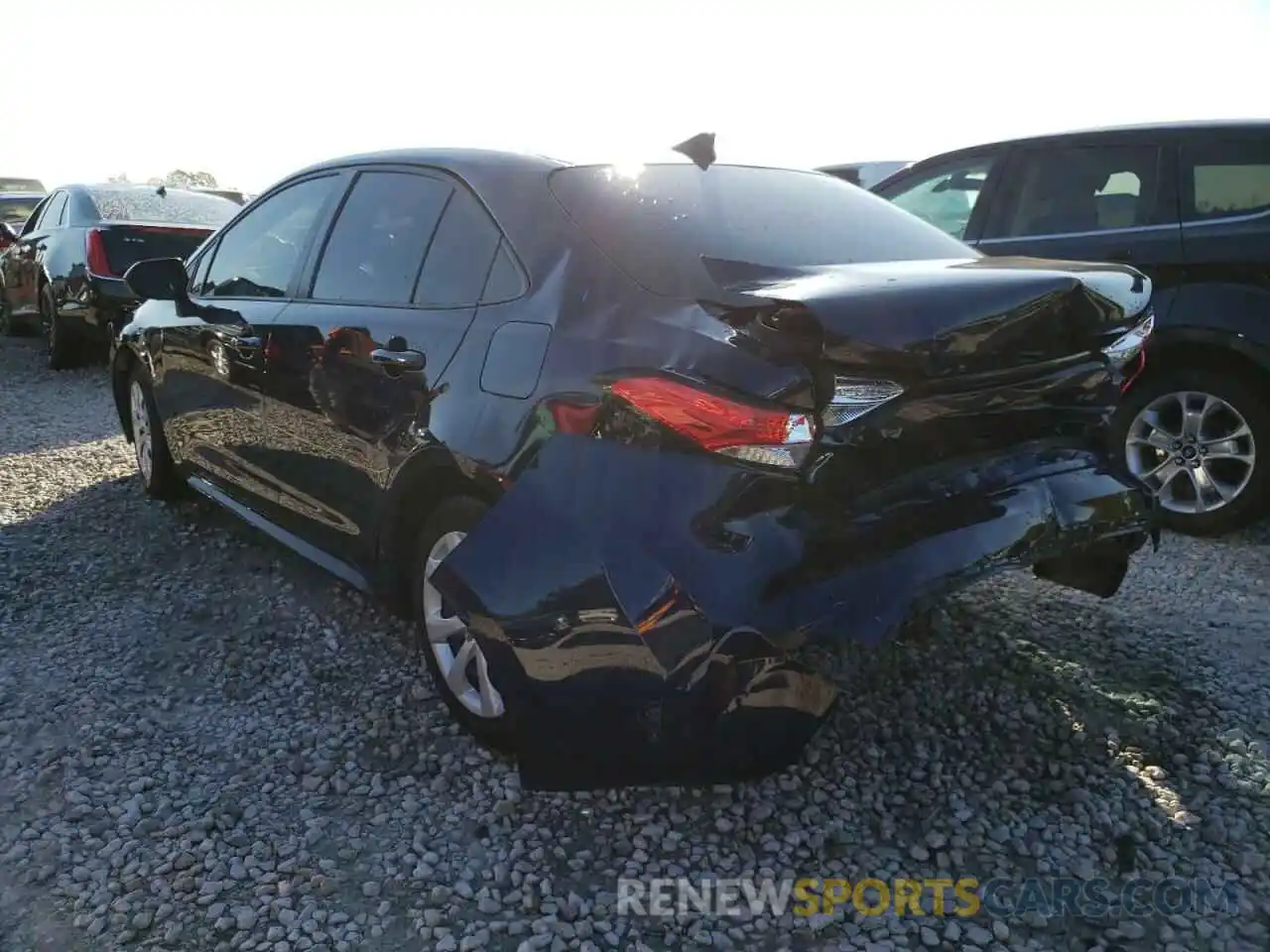 3 Photograph of a damaged car JTDEPMAE7MJ151615 TOYOTA COROLLA 2021