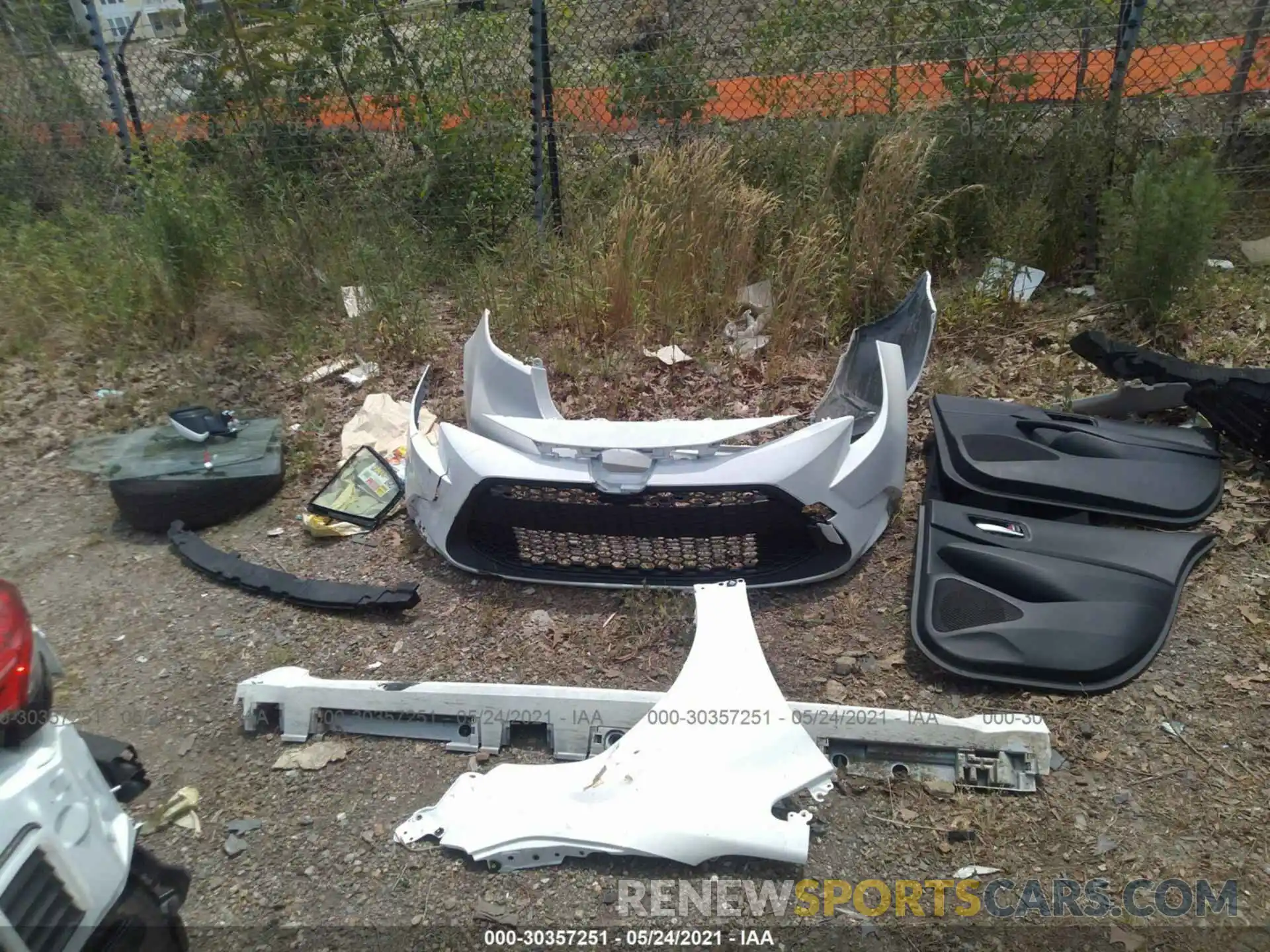 12 Photograph of a damaged car JTDEPMAE7MJ151792 TOYOTA COROLLA 2021