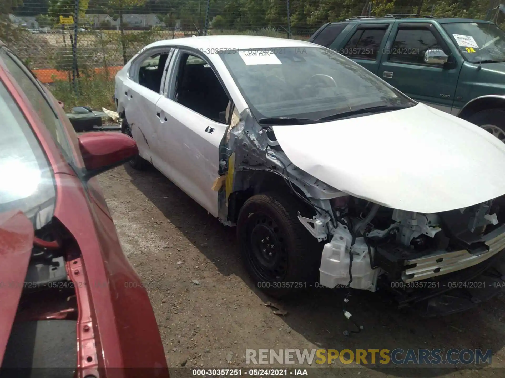 6 Photograph of a damaged car JTDEPMAE7MJ151792 TOYOTA COROLLA 2021