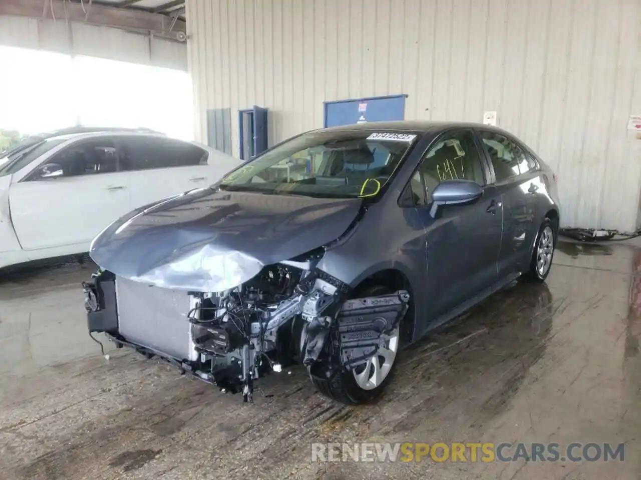 2 Photograph of a damaged car JTDEPMAE7MJ152859 TOYOTA COROLLA 2021