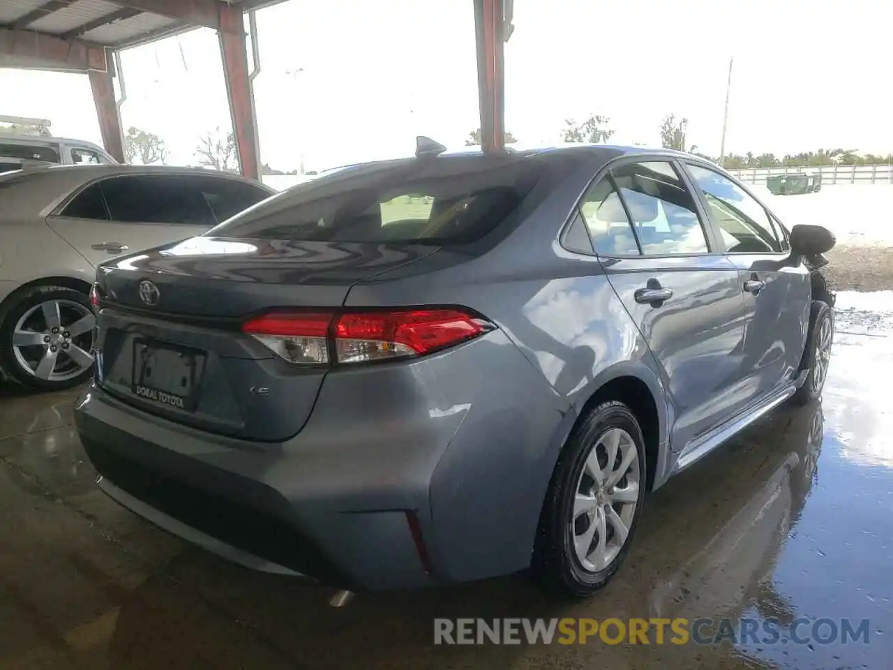 4 Photograph of a damaged car JTDEPMAE7MJ152859 TOYOTA COROLLA 2021