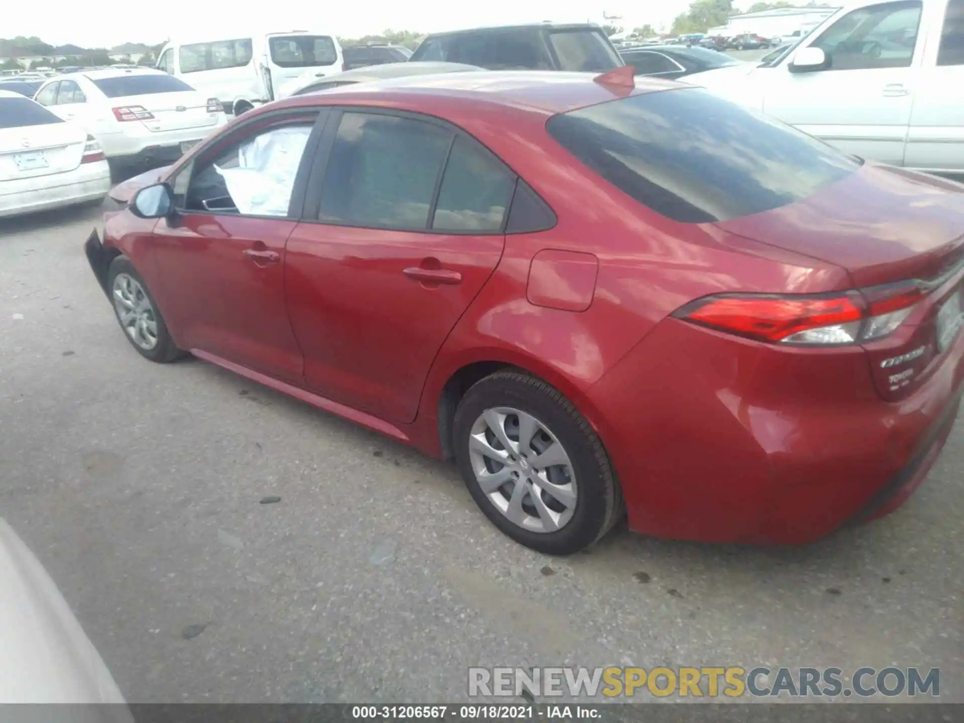 3 Photograph of a damaged car JTDEPMAE7MJ153509 TOYOTA COROLLA 2021