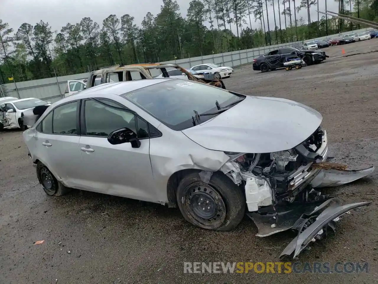 1 Photograph of a damaged car JTDEPMAE7MJ154255 TOYOTA COROLLA 2021